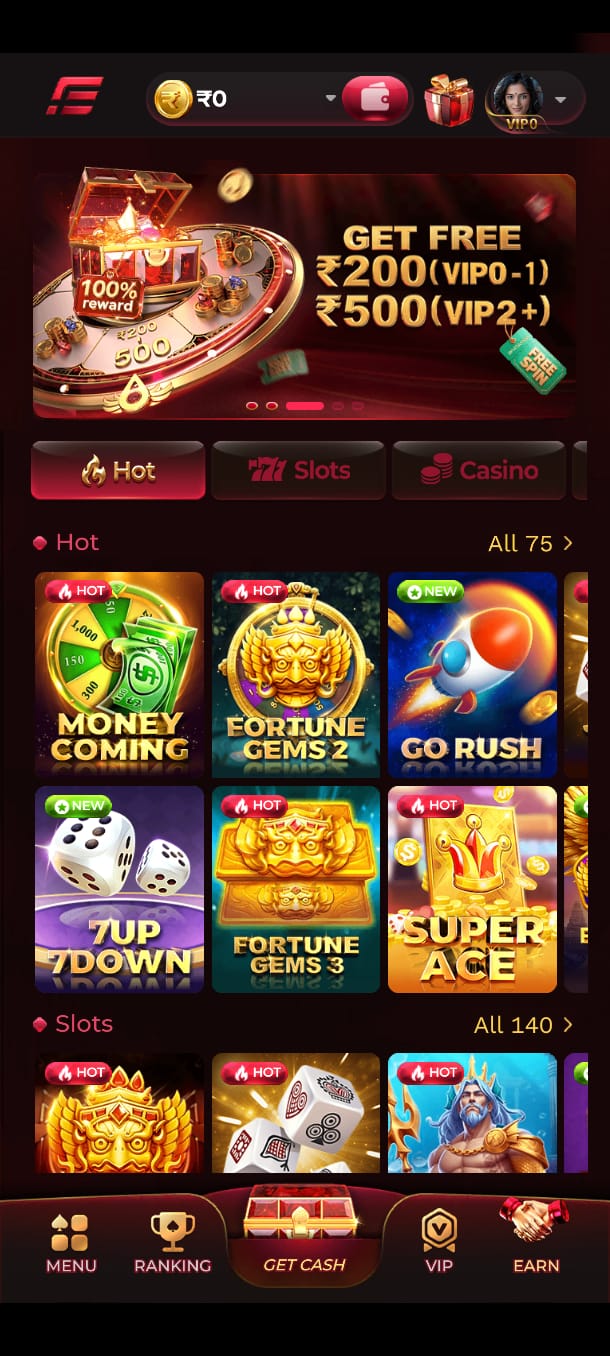 IE777 Game colorful gaming interface with premium gold theme, casino-style icons, mobile-friendly dashboard, and exciting online entertainment features.